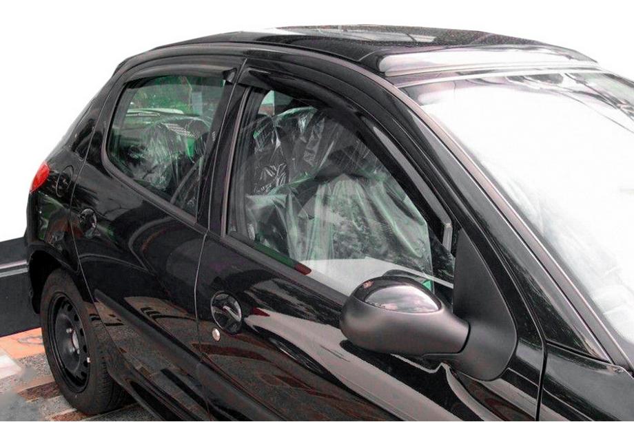 Peugeot 206 1998-2024 Deflectores de Ventana (4 uds, HIC) Image