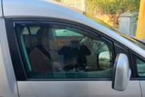 Volkswagen Caddy 2010-2015 Deflectores de ventana encastrables (2 uds, HIC) foto 6