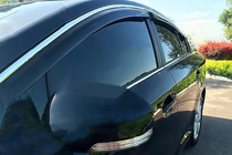 Honda Crosstour 2009-2015 Deflectores de ventana con moldura cromada (4 uds, HIC) foto 1