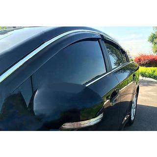 Deflectores de ventana con moldura cromada (4 uds, HIC)