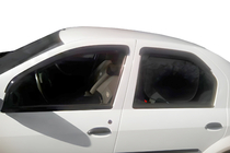 Dacia Logan I 2008-2012 Deflectores de Ventana (4 uds, HIC) foto 1