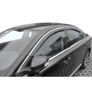 Deflectores de ventana con moldura cromada (4 uds, HIC) Volvo S80 2006-2016 foto 1