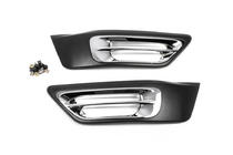 Honda CRV 2001-2006 Cubiertas cromadas para faros antiniebla (2 uds., plástico) foto 2