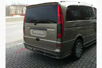 Mercedes Viano 2004-2014 Cubierta de parachoques trasero Sport (imprimada para pintar) foto 1