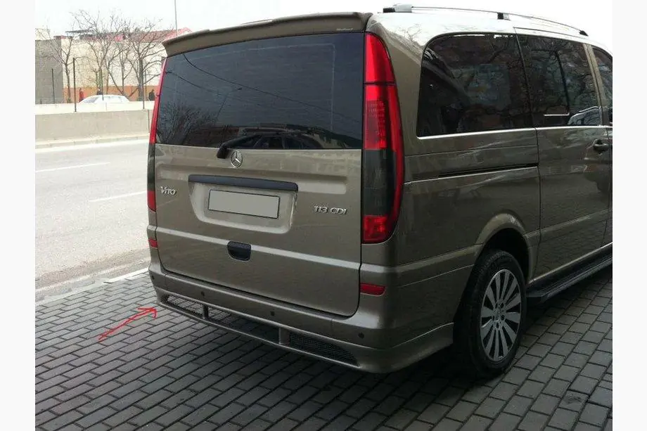 Mercedes Viano 2004-2014 Cubierta de parachoques trasero Sport (imprimada para pintar) Image