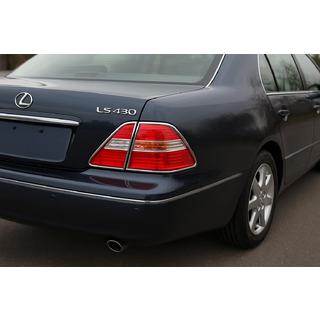 Cubiertas cromadas para pilotos traseros (2 uds., plástico) Lexus LS 2001-2006 foto 1