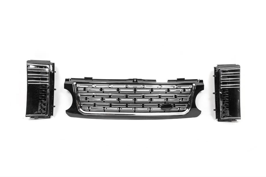 Range Rover III L322 2002-2012 Parrilla delantera y branquias laterales estilo Autobiography (para 2005-2009) Foto 2