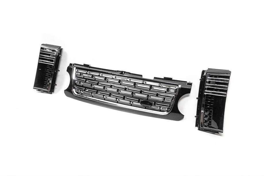 Range Rover III L322 2002-2012 Parrilla delantera y branquias laterales estilo Autobiography (para 2005-2009) Foto 3