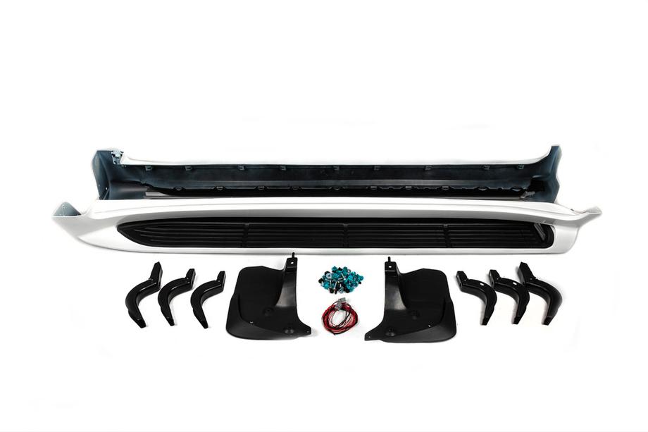 Toyota Land Cruiser 200 2007-2021 Estribos laterales con LED (diseño 2015-2020) Negro Foto 9