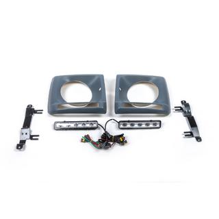 Pestañas para faros con LED (5 diodos, juego) Mercedes G сlass W463 1990-2018 foto 2