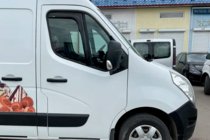 Nissan NV400 2010-2024 Deflectores de ventana encastrables (2 uds, HIC) foto 7