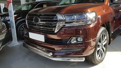 Toyota Land Cruiser 200 2007-2021 Defensa Delantera ST014 (2015+, Acero Inoxidable) foto 5