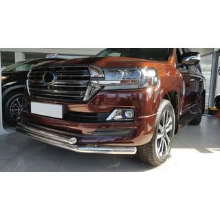 Defensa Delantera ST014 (2015+, Acero Inoxidable) Toyota Land Cruiser 200 2007-2021 foto 2