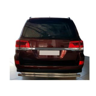 Protector trasero AK002-double (2 uds., acero inoxidable) Toyota Land Cruiser 200 2007-2021 foto 1