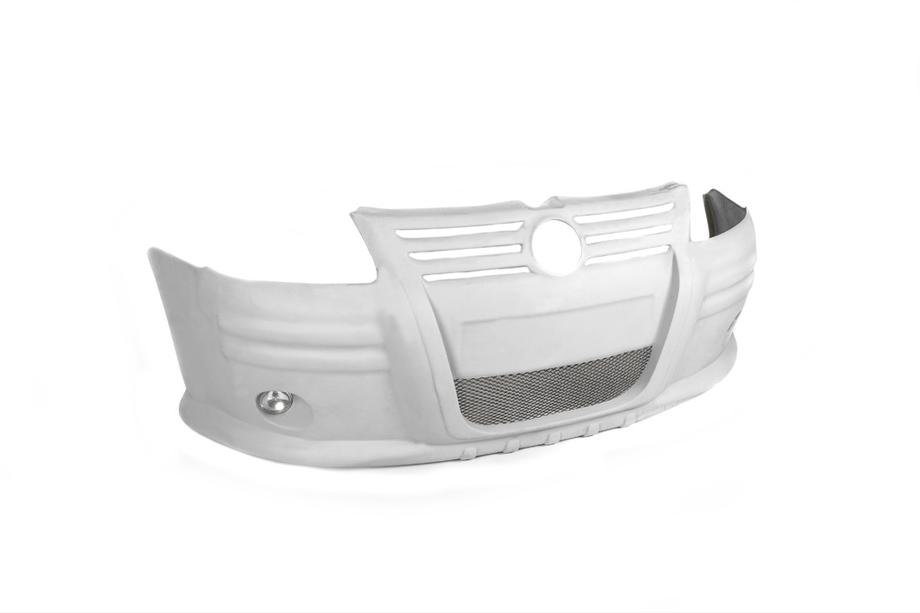 Volkswagen Caddy 2004-2010 Parachoques delantero (cubre, imprimado para pintar) Image