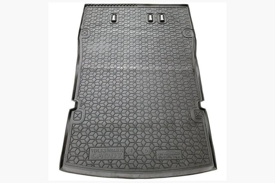 Volkswagen Caddy 2015-2020 Alfombrilla de maletero de goma (Autogumm) MAXI (5 plazas) Foto 1