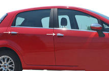 Fiat Punto Grande/EVO 2006-2018 Cubiertas de Manijas de Puerta Cromadas (4 puertas, Acero Inoxidable) foto 1
