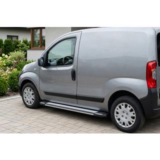 Estribos Laterales Rainbow (2 uds, Perfil de Aluminio) Citroen Nemo 2007-2017 foto 1