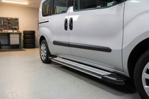 Fiat Doblo II 2010-2022 Estribos Laterales Rainbow (2 uds., Aluminio) foto 1