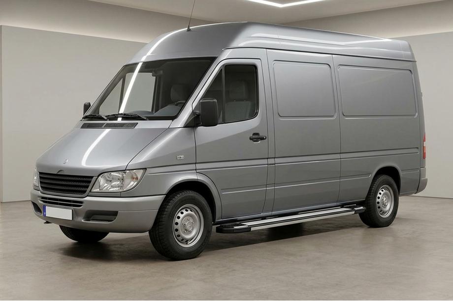 Mercedes Sprinter W901/902/903/904/905 1995–2006 Estribos Laterales Rainbow (2 uds., aluminio) Image