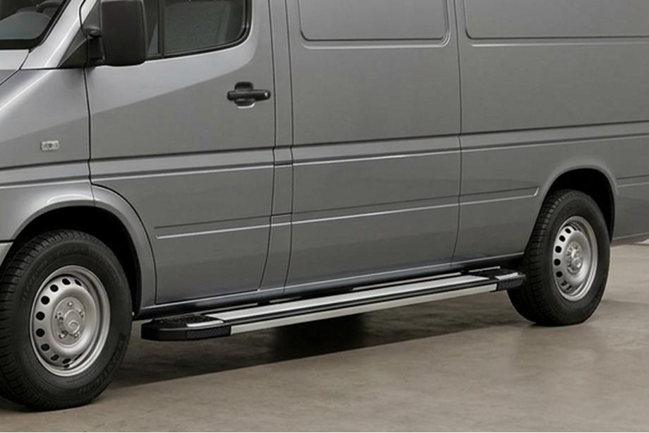 Volkswagen LT 1995-2006 Estribos Laterales Rainbow (2 uds., Aluminio) Image