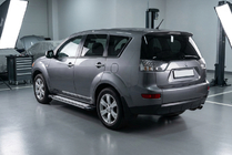 Mitsubishi Outlander 2006-2012 Estribos Laterales Rainbow (2 uds., aluminio) foto 1