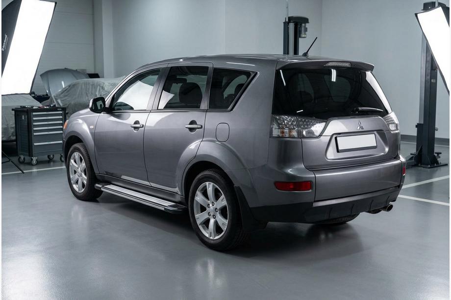 Mitsubishi Outlander 2006-2012 Estribos Laterales Rainbow (2 uds., aluminio) Image