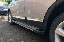 Nissan Qashqai 2010-2014 Estribos Laterales Rainbow (2 uds., aluminio) foto 2