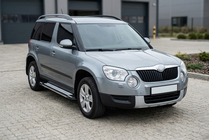 Skoda Yeti 2009-2017 Estribos Laterales Rainbow (2 uds, aluminio) foto 1