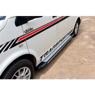 Estribos Laterales Rainbow (2 uds., Aluminio) Volkswagen T5 Transporter 2003-2010 foto 3