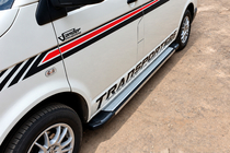 Volkswagen T5 Caravelle 2004-2010 Estribos Laterales Rainbow (2 uds., Aluminio) Batalla Larga foto 3