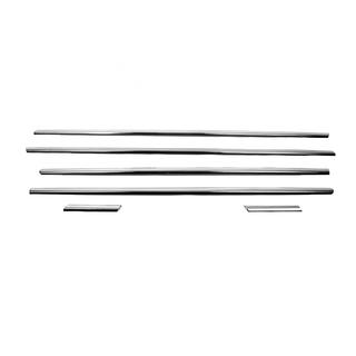 Molduras exteriores de ventanas acero inoxidable (6 uds) Fiat Punto Grande/EVO 2006-2018 foto 3