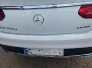 Mercedes GLE coupe C292 2015-2019 Protector de parachoques trasero (OEM) foto 3