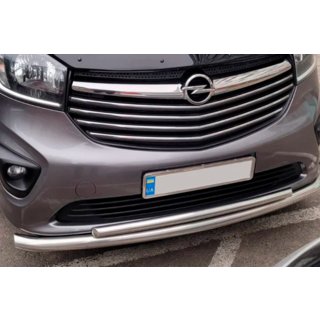 Defensa Delantera ST014 (Acero Inoxidable) Opel Vivaro 2015-2019 foto 4