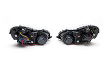 Mercedes C-class W203 2000-2007 Faros delanteros con luces diurnas LED (2 uds) Oscuro foto 5