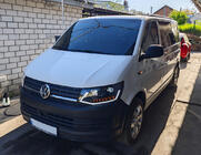 Volkswagen T6 2015-2024 Faros delanteros con luces LED diurnas Black (2015-2019, 2 uds) foto 1