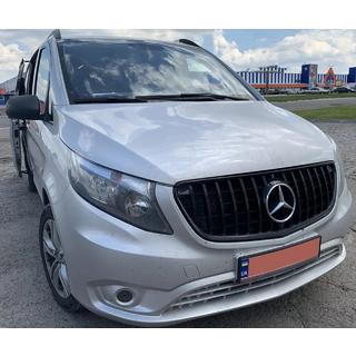Parrilla Delantera GT Panamericana Negra (2014-2023 para Vito W447) Mercedes Vito/V-class W447 2014- foto 1