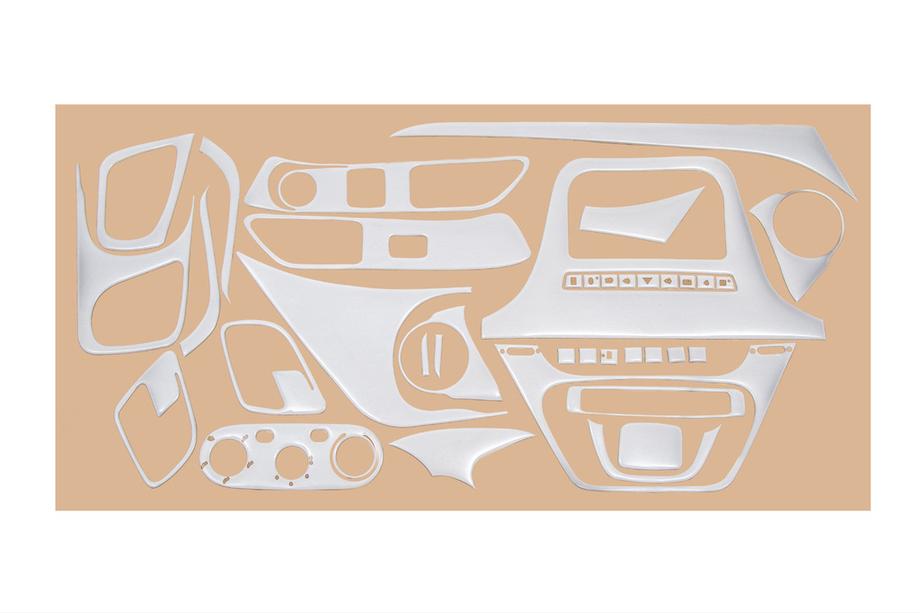 Iveco Daily 2014- Cubiertas de Panel de Salpicadero Madera Image