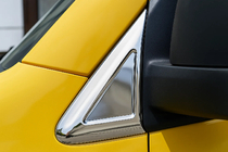 Mercedes Sprinter W907/W910 2018- Cubierta lateral de espejo (2 uds., acero inoxidable) OmsaLine - Acero Inoxidable Italiano foto 1