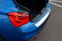 Ford Fiesta 2017- Protector de parachoques trasero OmsaLine (acero inoxidable) foto 1