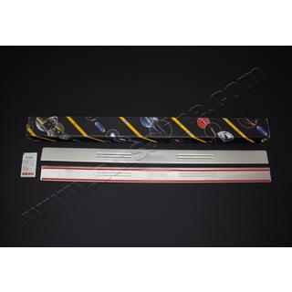 Protector de umbral OmsaLine (acero inoxidable) Ford Focus I 1998-2005 foto 3
