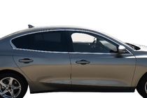 Ford Focus IV 2018- Molduras superiores de ventanas OmsaLine HB, SD (4 uds, acero inoxidable) foto 1