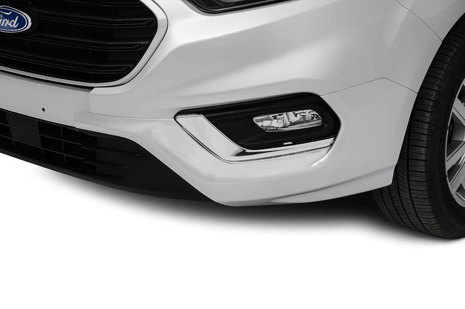 Ford Custom 2013-2022 Cubiertas para Faros Antiniebla 2018+ (2 uds, Acero Inoxidable) Image