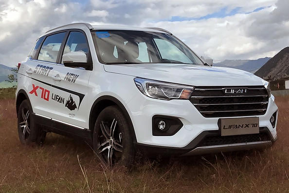 Panorama urbano de cruce Lifan X70