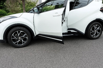 Toyota C-HR 2016-2023 Molduras de puerta OmsaLine (4 uds, acero inoxidable) foto 3