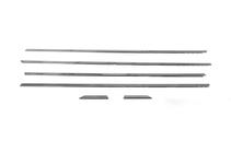 Volkswagen Jetta 2011-2018 Molduras inferiores de ventana acero inoxidable (6 uds) Carmos - Acero Inoxidable Turco foto 8