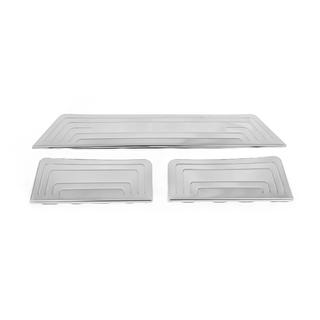 Protecciones de estribos OmsaLine acero inoxidable brillante Volkswagen T6 2015-2024 foto 2