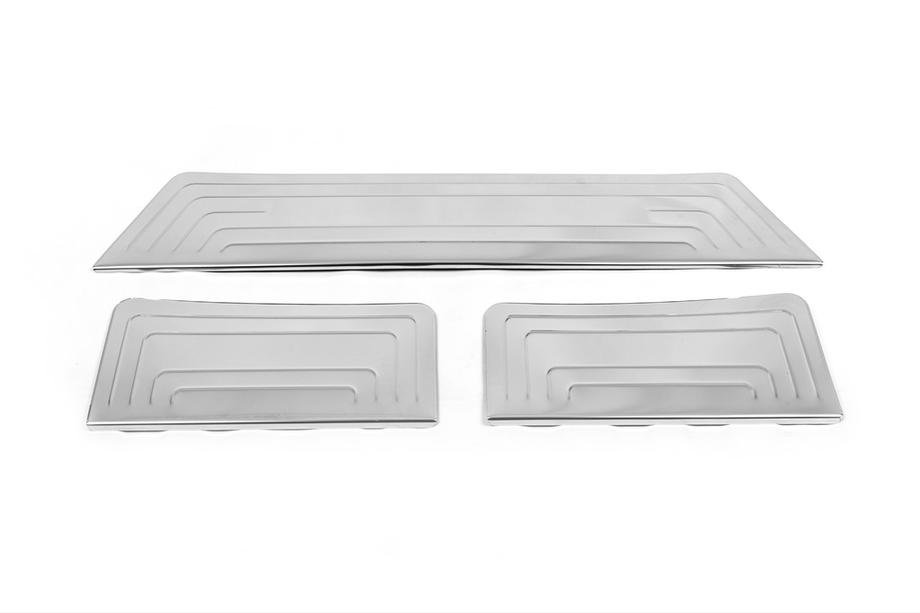 Volkswagen T6 2015-2024 Protecciones de estribos OmsaLine acero inoxidable brillante Juego de 4 Foto 2