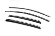 Renault Clio IV 2012-2019 Deflectores de Ventana con Moldura Cromada Niken (HB, 4 uds) foto 1