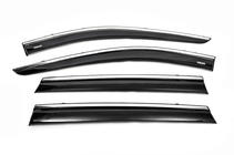 Nissan X-trail T32/Rogue 2014-2021 Deflectores de Ventana con Moldura Cromada (4 uds., Niken) foto 7